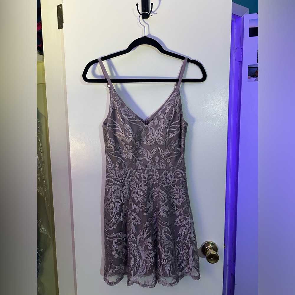 purple Speechless dress